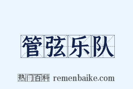 管弦乐队是什么意思的图片